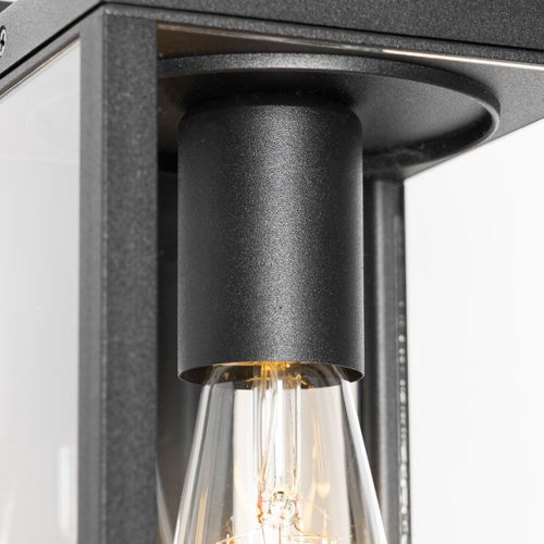 Lanterne Murale D'extérieur Intelligente Noire Ip44 Avec Wifi St64 - Charlois