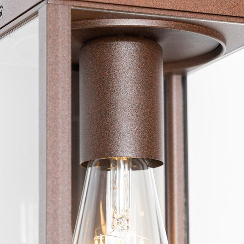 Lanterne Murale D'extérieur Intelligente Marron Rouille Ip44 Avec Wifi St64 - Charlois