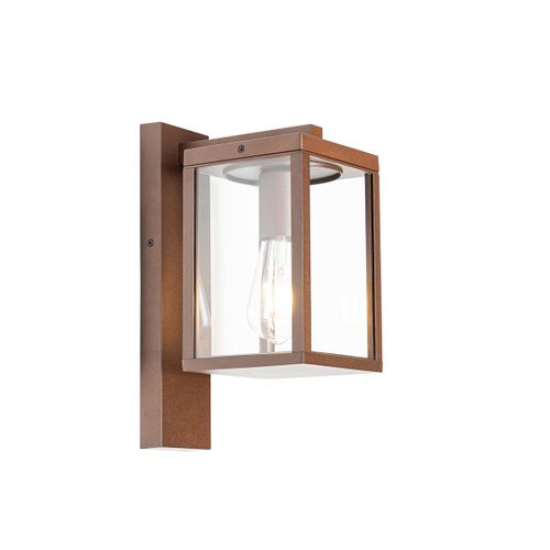 Lanterne Murale D'extérieur Intelligente Marron Rouille Ip44 Avec Wifi St64 - Charlois