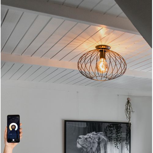 Plafonnier Intelligent Noir Avec Wifi G95 - Margarita