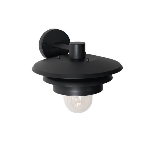 Applique Murale Design Extérieure Noire Ip44 - Morty