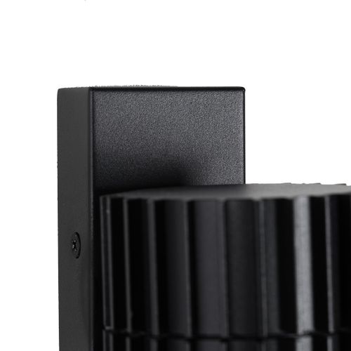 Applique Murale Design Noire Ip44 - Boris