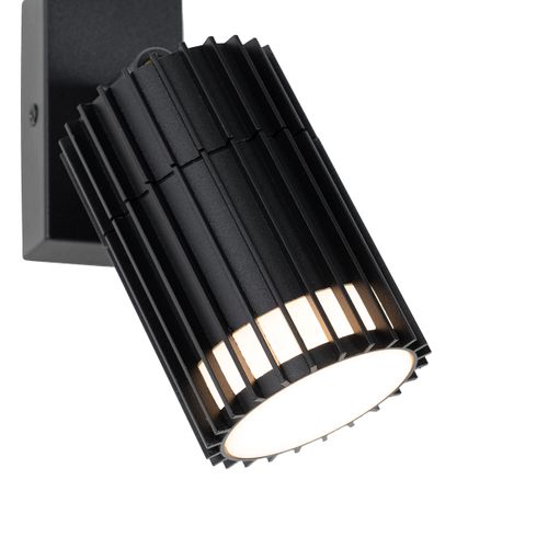 Projecteur De Plafond Extérieur Design Noir Ip44 - Boris