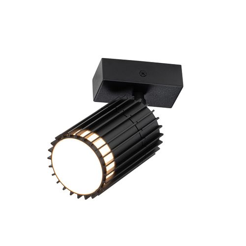 Projecteur De Plafond Extérieur Design Noir Ip44 - Boris