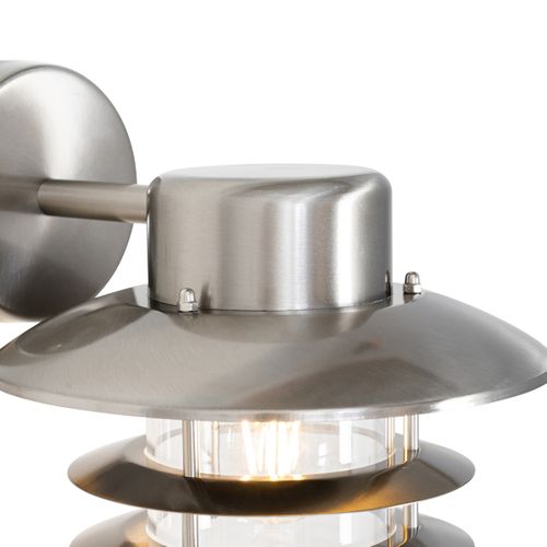 Applique Murale Industrielle En Acier Ip44 - Shell