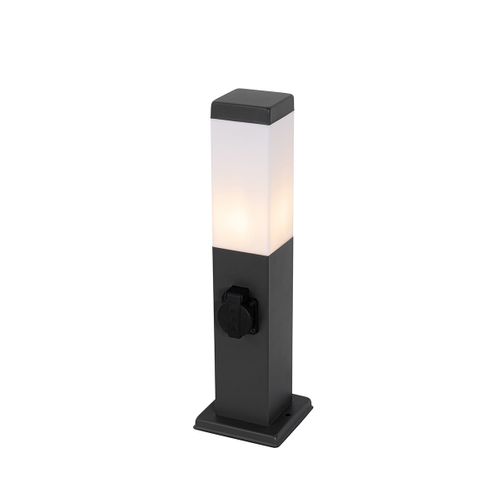 Lampe D'extérieur Gris Foncé 45 Cm Avec Douille Ip44 - Malios