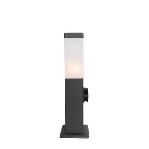Lampe D'extérieur Gris Foncé 45 Cm Avec Douille Ip44 - Malios