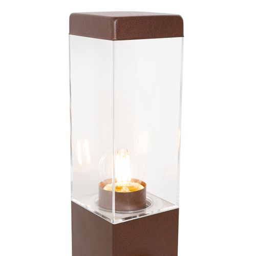 Lampe D'extérieur Brun Rouille 45 Cm Avec Prise Ip44 - Malios