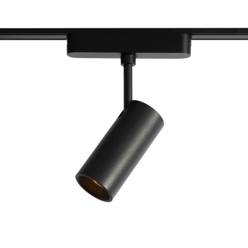 Spot Moderne Noir Pour Système De Rail Monophasé 9w 3000k - Magnetic Gert