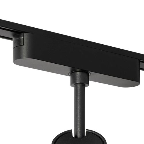 Spot Moderne Noir Pour Système De Rail Monophasé 9w 3000k - Magnetic Gert