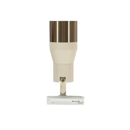 Spot Moderne Beige Avec Or Pour Système Sur Rail Monophasé Gu10 50 Mm - Iconic Kohua