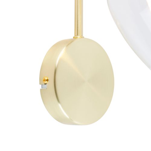 Applique Murale Intelligente Dorée Avec Verre, Wifi G9 - Elien