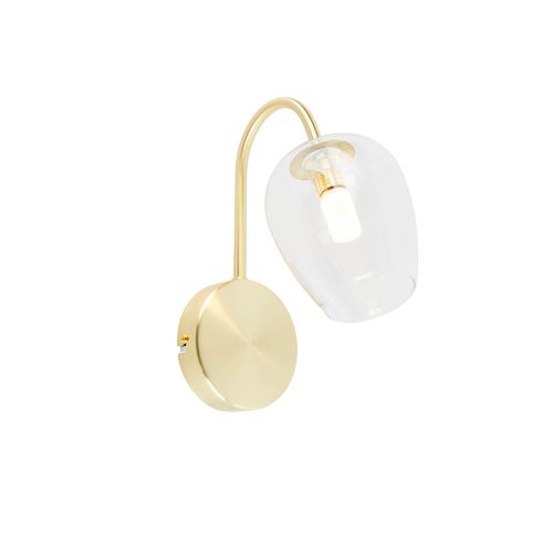 Applique Murale Intelligente Dorée Avec Verre, Wifi G9 - Elien