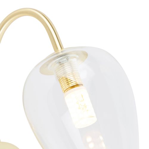 Applique Murale Intelligente Dorée Avec Verre, Wifi G9 - Elien