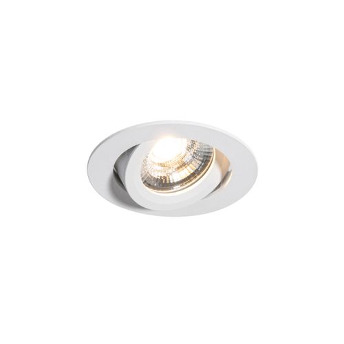Spot Encastré Inclinable Blanc 8,2 Cm Avec LED Dimmable Jusqu’à Ip54 Ultra-plat - Pupil