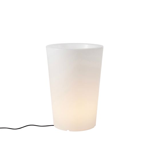 Lampadaire D'extérieur Intelligent Avec Jardinière Blanc Ip65 Avec LED Wifi A60 - Verano