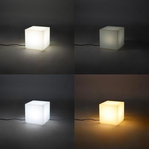 Lampe D'extérieur Intelligente Blanche 30 Cm Carrée Avec LED A60 Ip44 - Nura