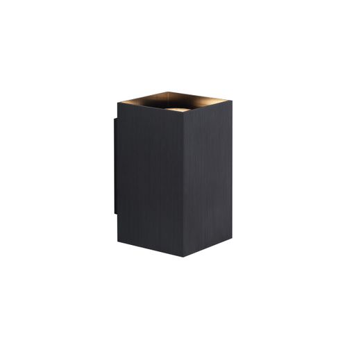 Applique Murale Moderne Couleur Bronze Canon De Fusil Carrée 2 Lumières Gu10 50mm - Sandy