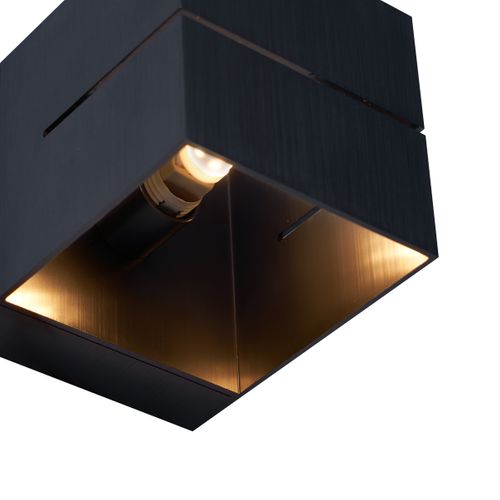 Applique Murale Moderne En Bronze Canon De Fusil Avec Effet De Lumière - Transfer Groove