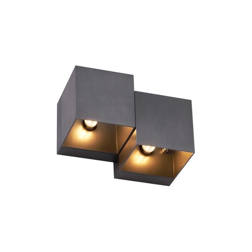 Applique Murale Moderne Métal Canon 2 Lumières - Transfer Double