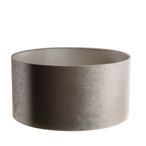 Abat-jour En Velours Taupe 50/50/25