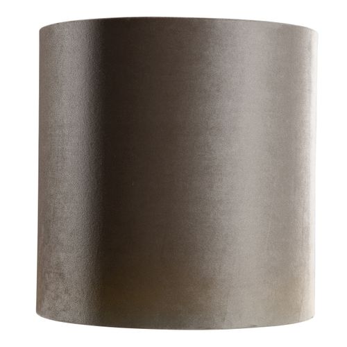 Abat-jour En Velours Taupe 40/40/40
