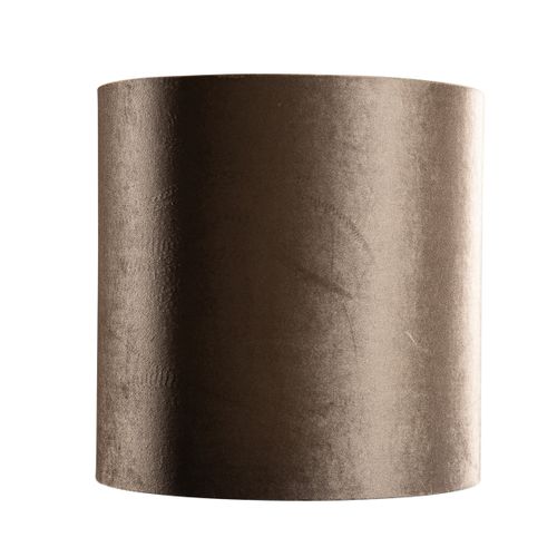 Abat-jour En Velours Marron Avec Intérieur Doré 40/40/40