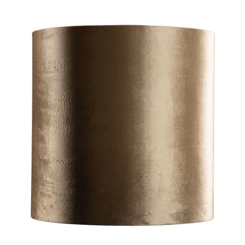 Velours Lampenkap Brons Met Gouden Binnenkant 40/40/40