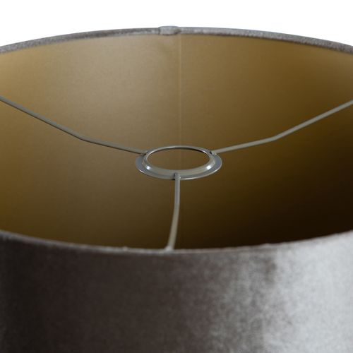 Velours Lampenkap Brons Met Gouden Binnenkant 40/40/40