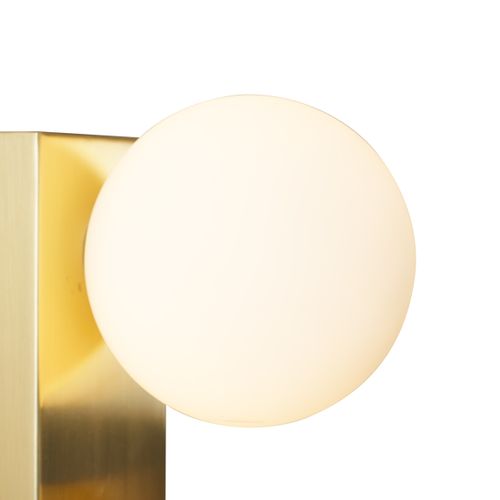 Applique Murale Moderne En Laiton 2 Lumières Réglable Avec Port USB-c - Lesly