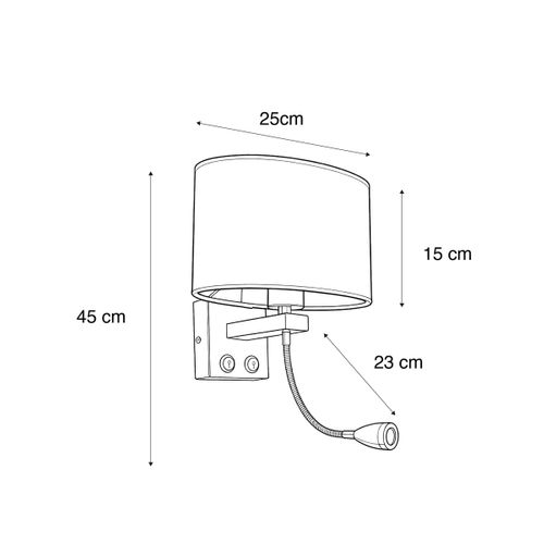 Applique Murale Laiton Avec Abat-jour En Velours Ovale Motif Feuilles 25cm - Brescia Combi