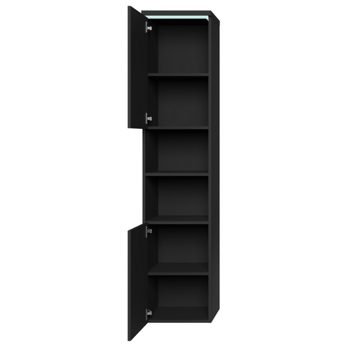 Colonne Paso Hauteur 160 Cm Noir Brillant