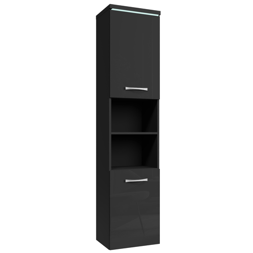 Colonne Paso Hauteur 160 Cm Noir Brillant