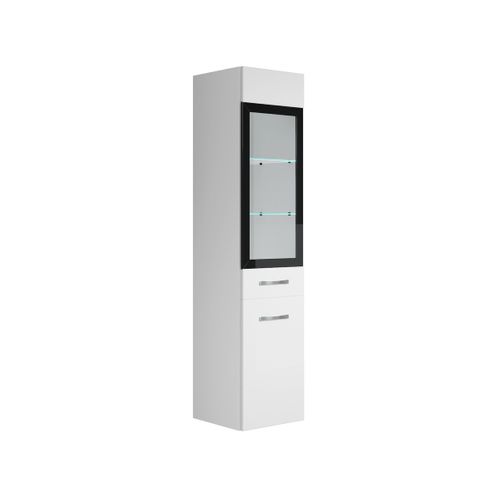 Colonne Rio Hauteur 131 Cm Blanc Brillant