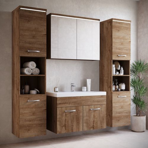 Colonne Paso Hauteur 160 Cm Chêne Marron