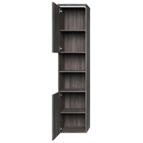 Colonne De Rangement Paso 160 Cm - Chêne Gris