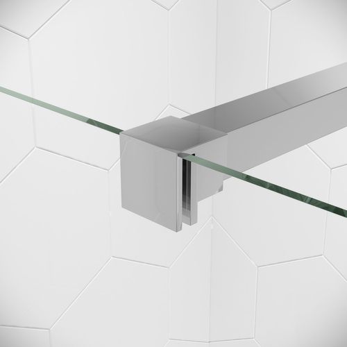 Paroi De Douche Florida - 90 X 200 Cm - Chrome