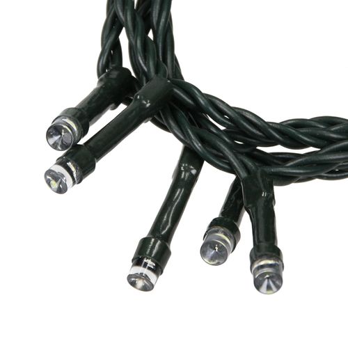 Chaîne Guirlande Lumineuse À LED Blanc Froid 6m 180 Ampoules Ip44 Déco Nöel