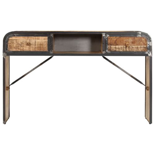 Table Console 120 X 30 X 75 Cm Bois De Manguier Massif