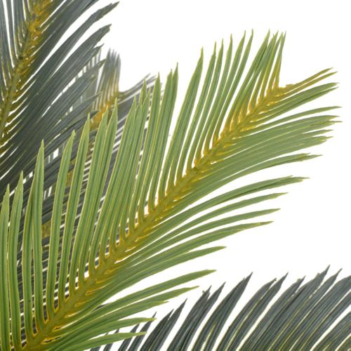 Plante Artificielle Avec Pot Palmier Cycas Vert 90 Cm