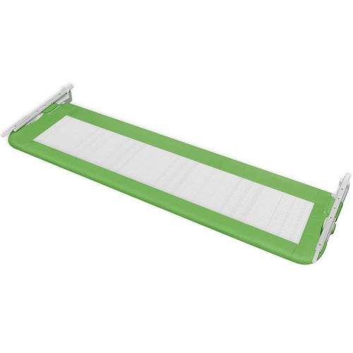 Barrière De Lit De Sécurité Pour Tout-petits 2pcs Vert 150x42cm