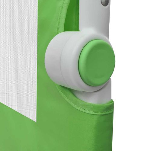 Barrière De Lit De Sécurité Pour Tout-petits 2pcs Vert 150x42cm