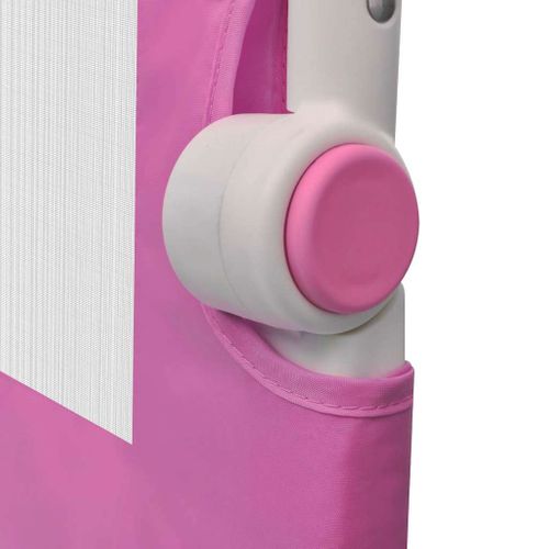 Barrière De Lit De Sécurité Pour Tout-petits 2pcs Rose 102x42cm