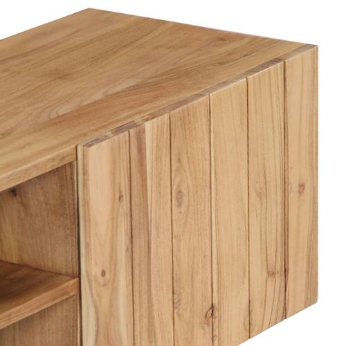 Meuble TV 140x30x45 Cm Bois D'acacia Massif