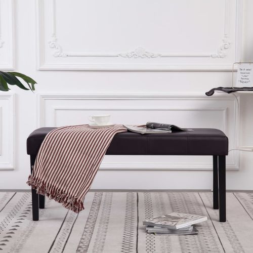 Banc 106 Cm Marron Simili