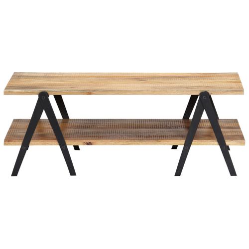 Table Basse 115x60x40 Cm Bois De Manguier Massif