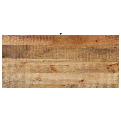 Table Basse 110x50x40 Cm Bois De Manguier Massif