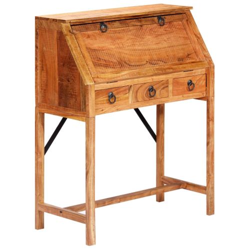Bureau 90x40x107 Cm Bois D'acacia Massif