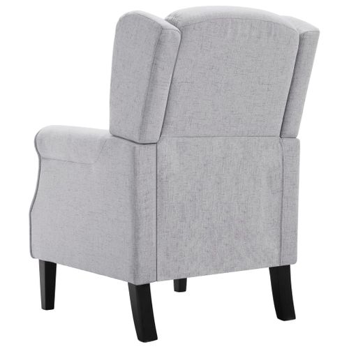 Fauteuil Gris Clair Tissu