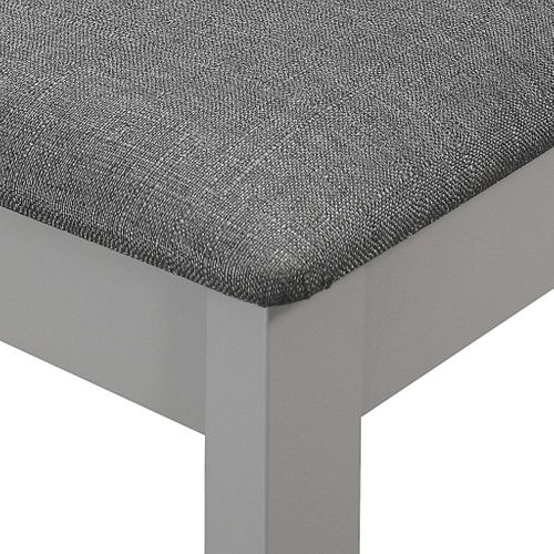 Chaises à Manger Avec Coussins Lot De 6 Gris Bois Solide